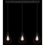 Globo 15745-3H - Viseći luster na sajli ZACHARY 3xE27/60W/230V | Eponuda.com