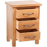 vidaXL noćni ormarić s 3 ladice 40x30x54 cm masivna hrastovina | shoptok.hr