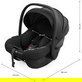 Kinderkraft AUTO SEDIŠTE I-LITE 40-87CM GRAPHITE BLACK | ePonuda.com