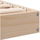  Krevet s daskama Prirodna 200 x 220 cm Čvrsto borovo drvo | shoptok.hr