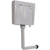 vidaXL WC kotliček 3/6 L siv | Shoptok.si