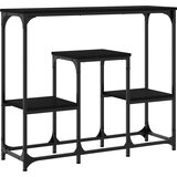  Konzolni stol crni 89,5 x 28 x 76 cm od konstruiranog drva | shoptok.hr