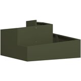 vidaXL Donica Maslinasta Zelena 80x80x50 cm Hladno valjani Čelik | shoptok.hr