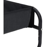  Krevet za psa Crna 75 x 75 x 30 cm Čelik | shoptok.hr