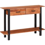 VidaXL Konzolna stolica Smeđa 110 x 30 x 75 cm Masivno bagremovo drvo VidaXL Konzolna stolica Smeđa 110 x 30 x 75 cm Masivno bagremovo drvo Slike