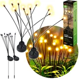 Illumen LS-101 Solar Firefly Lamps - Set of 2 for Enchanting Garden Ambiance, (21740434)