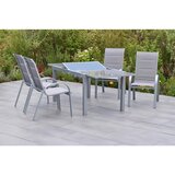 Gardenson Vrtni Set Amalfi, 5-delni, Raztegljiva Miza | Shoptok.si