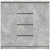  Komoda s ladicama beton siva 100,5x35x98,5 cm konstruirano drvo | shoptok.hr