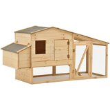 vidaXL Kavez za kokoši od masivne borovine 178 x 67 x 92 cm | shoptok.hr