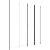 Sobna pregrada s 4 panela bijela 200 x 220 cm od tkanine | shoptok.hr