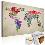  Slika na plutenoj podlozi - Global Tournée (EN) 90x60 | shoptok.hr