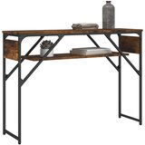  Konzolni stol s policama boja hrasta 105x30x75 cm | Eponuda.ba