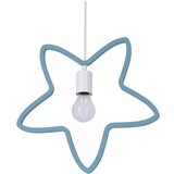 Candellux Lighting Bijela/svijetlo plava viseća svjetiljka s tekstilnim sjenilom Single – | shoptok.hr