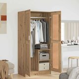 vidaXL Garderobna omara s polico artisian oak 82.5 x 51.5 x 180 cm Cene