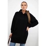 Kesi Insulated sweatshirt with embroidered oversize black inscription | shoptok.hr