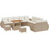  Sjedeća garnitura za vrt s jastukom 13 pcs bež i krem | Eponuda.com
