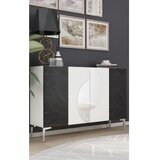 Hanah home komoda afra KM120 white royal marble silver Cene