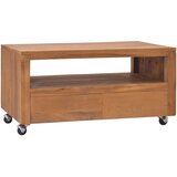 vidaXL tv ormarić s kotačima 80 x 50 x 42 cm od masivne tikovine | shoptok.hr