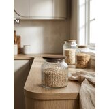 Sinsay Staklena tegla za hranu s drvenim poklopcem | shoptok.hr
