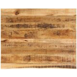 Stolna ploča 90 x 80 x 2,5 cm masivno drvo manga sa živim rubom | shoptok.hr