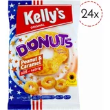 Kelly's DONUTS Peanut&Caramel sladko/slano - 24 kosov