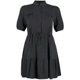 Trendyol Curve Plus Size Dress - Black - Shirt dress Cene
