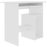  Radni stol visoki sjaj bijeli 80 x 45 x 74 cm od iverice | shoptok.hr
