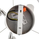  Luster na stalku HELEN 3xE27/15W/230V siva/sjajni hrom | Eponuda.com