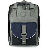 Himawari Unisex's Backpack Tr22313-6 Black/Graphite Cene