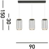 Searchlight VISEČA LED-SVETILKA Circolo Cage 996 lm 3000 K 220-240 V | Shoptok.si