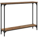  Konzolna stolica s policom Staro drvo 100 x 22,5 x 75 cm | Eponuda.com