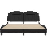  Okvir za krevet Viana bez madraca crni 160x200 cm od umjetne kože | Eponuda.com