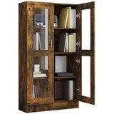  Vitrina boja dimljenog hrasta 82,5 x 30,5 x 185,5 cm drvena | Eponuda.com
