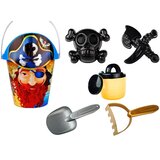 Molarem Home Gusarski set za pijesak - kanta s poklopcem-cjedilom, kanta za zalijevanje, kalup, grablje i lopatica | shoptok.hr