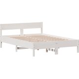  Okvir kreveta bez madraca bijeli 135 x 190 cm masivna borovina | shoptok.hr