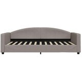  Dnevni krevet s madracem svjetlosivi 100 x 200 cm od tkanine | shoptok.hr