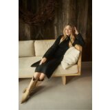 Marisse Black Turtleneck Sweater Dress | ePonuda.com