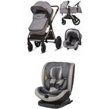 Coccolle Akcija otroški voziček Melora 3v1 in avtosedež iSize 40-150 cm Mydo Urban grey | Shoptok.si
