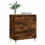  Komoda boja dimljenog hrasta 60 x 35 x 70 cm konstruirano drvo | shoptok.hr
