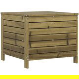  The living store vrtni stolček za noge 62x63,5x53,5 cm impregnirana borovina - vrtni stolček za noge, (21446579) | Shoptok.si