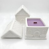  Svijeća Kućica - Bijela / Lavanda KP39857 | shoptok.hr