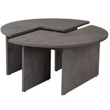 Hanah home sto za dnevnu sobu moira concrete grey | ePonuda.com