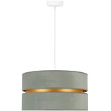  Duolla - Luster na sajli DUO 1xE27/15W/230V, prečnik 40 cm, zelena/zlatna | Eponuda.com