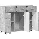  Kreveta s policom FLORIN Betonski sivi 88,5 x 30,5 x 73 cm | Eponuda.com