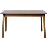 Unique Furniture Rjava raztegljiva jedilna miza z mizno ploščo v hrastovem dekorju 95x200 cm Bari – Cene