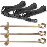  Set od 3 sidra za montažu vrtnog trampolina | shoptok.hr