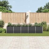  Povišena vrtna gredica pocinčani čelik 400x80x77 cm antracit | shoptok.hr