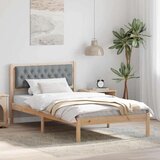  Konstrukcija postelje Svetlo siva 100 x 200 cm blago, (5000084567) | Shoptok.si