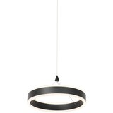 QAZQA Viseča svetilka črna 30 cm z LED 3-stopenjsko zatemnitvijo - Lyani Cene