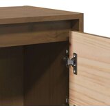 vidaXL Nočna omarica 2 kosa medeno rjava 40x30,5x40 cm trdna borovina | Shoptok.si